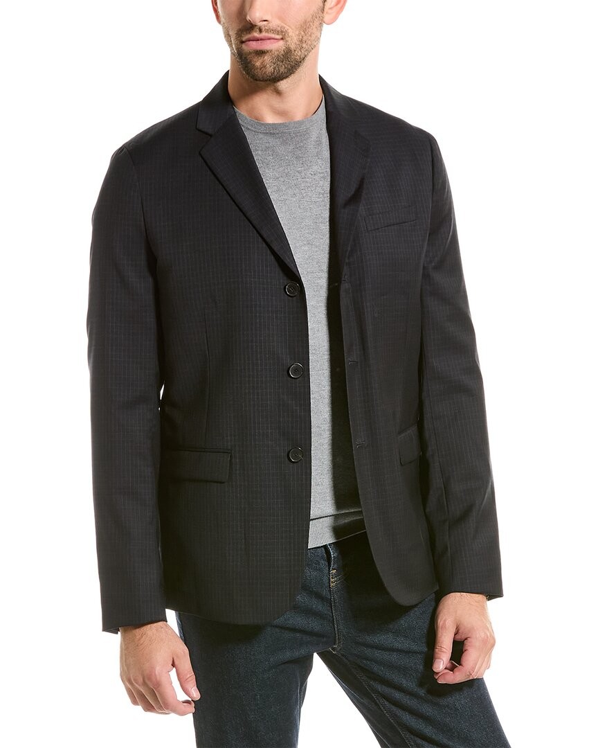 Шерстяной пиджак от костюма Kooples мужской синий 46 19890₽
