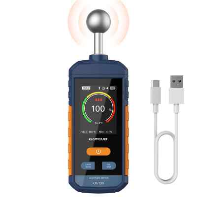 GS130 Ball Shape Wood Moisture Meter 5-40mm Analysis Depth Moisture Meter Alarm