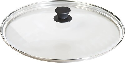 Lodge 15 Inch Tempered Glass Lid Round Fits Lodge 15'' Cast Iron Skillets