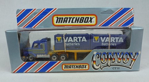 Matchbox Convoy CY18 Scania Double Container Truck "Varta Batteries"
