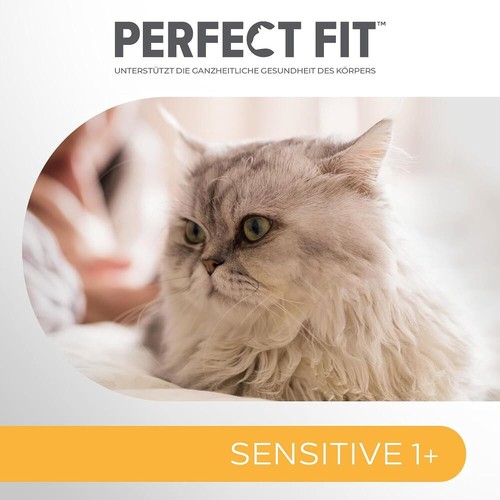 Perfect Fit Sensitive 1+ Katzennassfutter mit Huhn in Sauce, 12 Portionsbeutel, - Bild 13 von 13