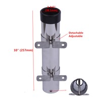 Boat Stainless Steel Rod Holder Side Mount Clamp-on Marine Fishing Rod Holder Boat Stainless Steel Rod Holder Side Mount Clamp-on Marine Fishing Rod Holder