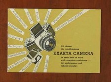 IHAGEE EXAKTA SALES BROCHURE/59904