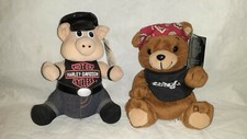 Harley-Davidson Bean Bag Plush Roamer  Play-by-Play Plush Hog Vintage w/Tags