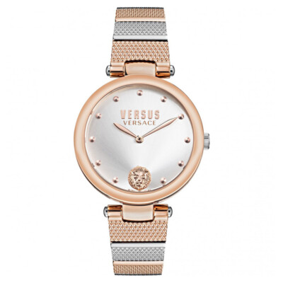Versus Versace Los Feliz VSP1G0821 Damenuhr Edelstahl Roségold Silber Armbanduhr