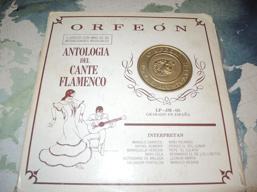 ANTOLOGIA DEL CANTE FLAMENCO VINYL LP ORFEON LP-JM-05 / 5 LP COMPILATION - Foto 2 di 10