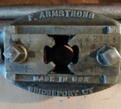 Antique F. Armstrong Bridgeport CT Pipe 