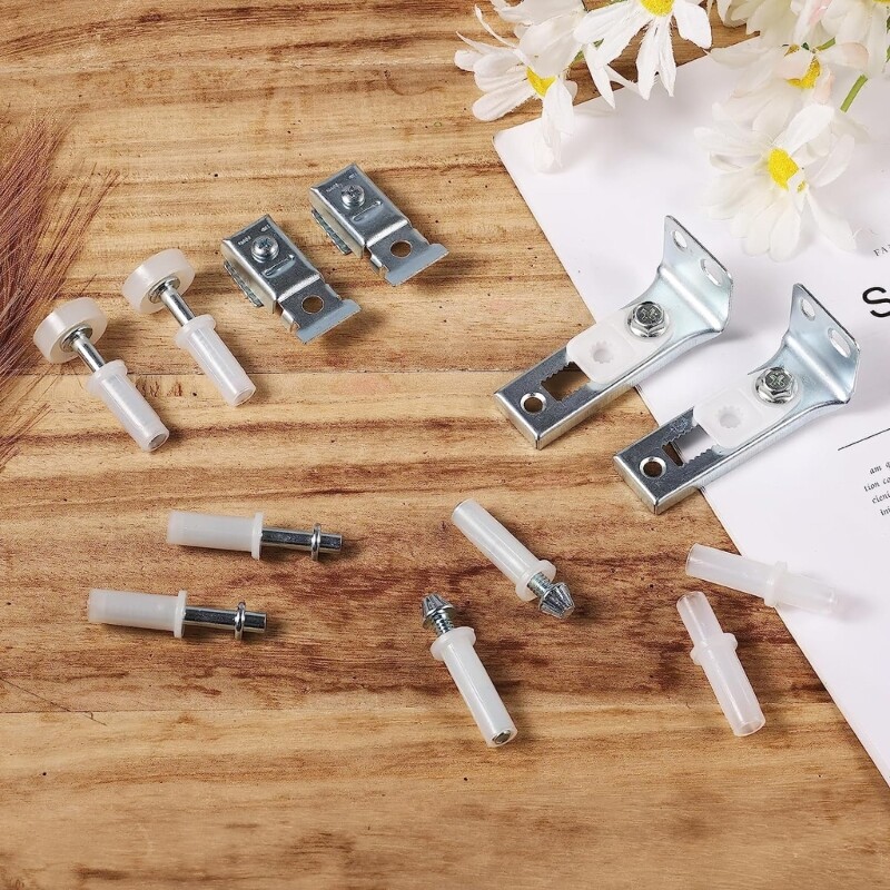 2 Pack Bifold Sliding Closet Doors Replacement Parts for Folding Pocket