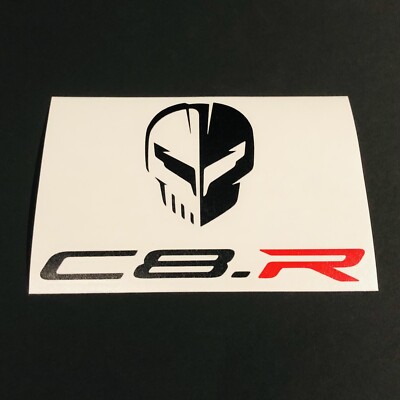 C8 Corvette Racing Jake Skull IMSA Decal Sticker Stingray HTC Z51 Z06 C8R C8.R