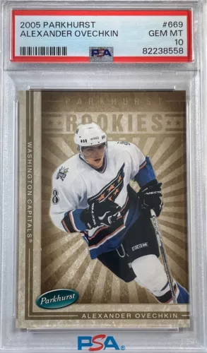 2005 Alexander ￼Ovechkin ￼Parkhurst Rookie RC PSA 10 #669