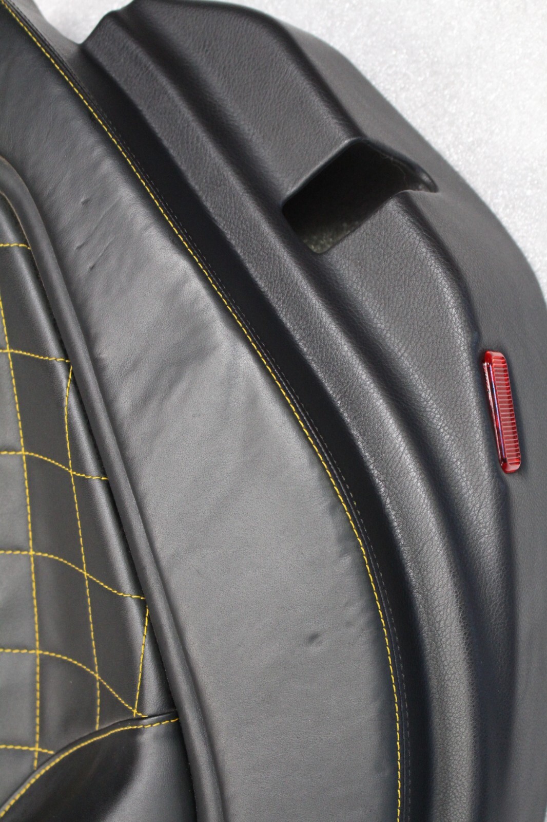 Lamborghini Gallardo, RH, Right, Front Door Trim Panel, Black/Yellow, Dmg, Used
