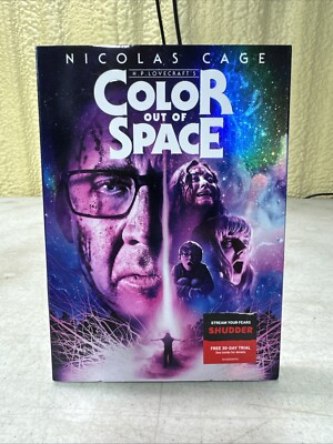 COLOR OUT OF SPACE (DVD 2019) NICHOLAS CAGE BRAND NEW SEALED - HP Lovecraft s