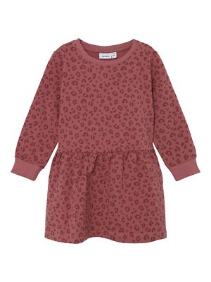NAME IT Baby-Mädchen Sweatkleid - Nbfsinda Langarm Sweat Dress