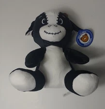 A&A Global Industries Stuff Toy " Black and White Cow" 11" Tall. New.