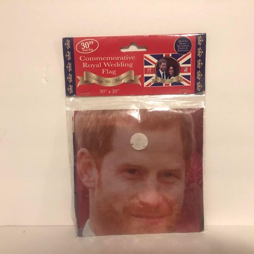 The Royal Engagement And Wedding Of Harry And Meghan 2018 Commemorative Flag - Picture 12 of 24