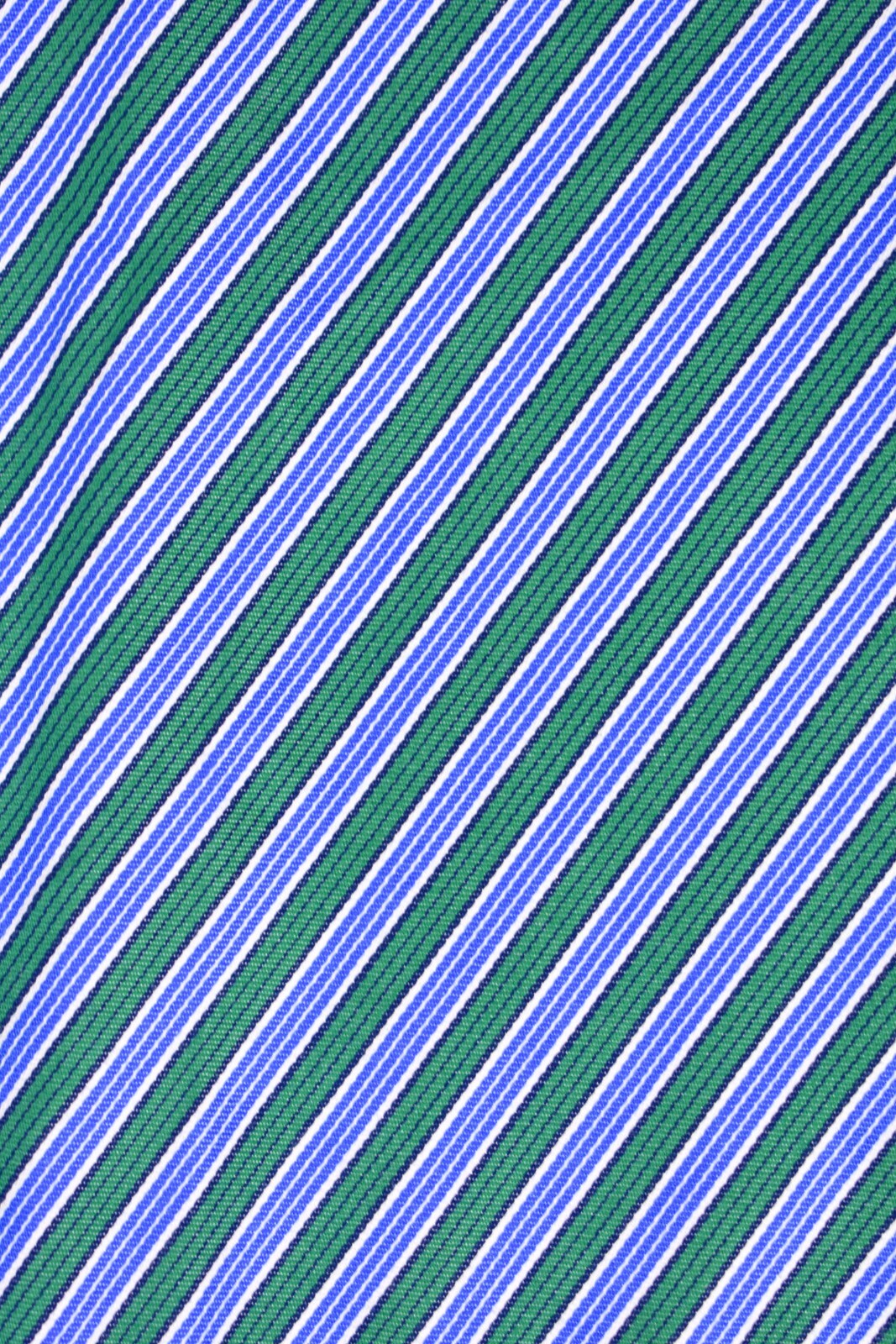 Tommy Hilfiger Green/Blue Diagonal Striped Spread… - image 4