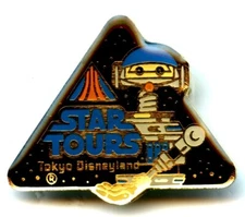 Tokyo Disneyland Star Tours Grand Opening Event  V.I.P. Pin (Rare)