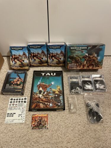 Tau Army Box Warhammer 40K 3rd Edition Space Marine Sealed BNIB Chaos Eldar Ork - Picture 7 of 11