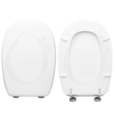 HYDRO HOME Copriwater Lago Lungo Dolomite legno rivestito in resina poliestere bianco