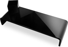 Dasher Acrylic Monitor Stand 12mm Thick Black Acrylic Monitor Stand Riser Desk