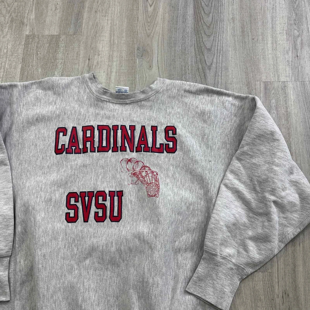 VINTAGE Champion Reverse Saginaw Valley State University Sweatshirt Size XL SVSU