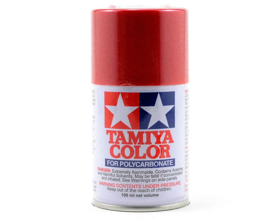 Tamiya 86015 PS-15 Metallic Red Polycarbonate Lexan RC Spray Paint 100ml - US - Image 2 of 2