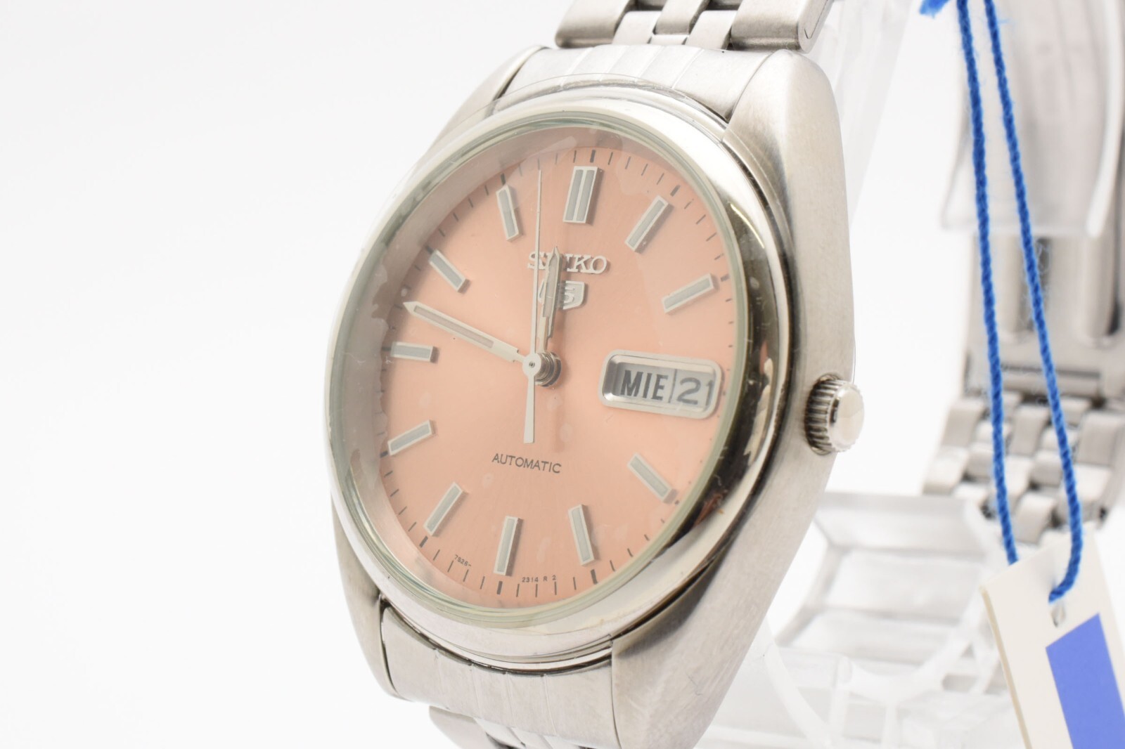 Salmon 7S26-0430 AT SEIKO Pink w/Box] SNXA11K From Men's JAPAN Dial Watch [MINT - vintagewatches.pk