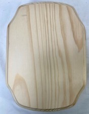 Lot of 4 New Unfinished Blank Wood Rectangular Plaques - Darice 9.5"x7"
