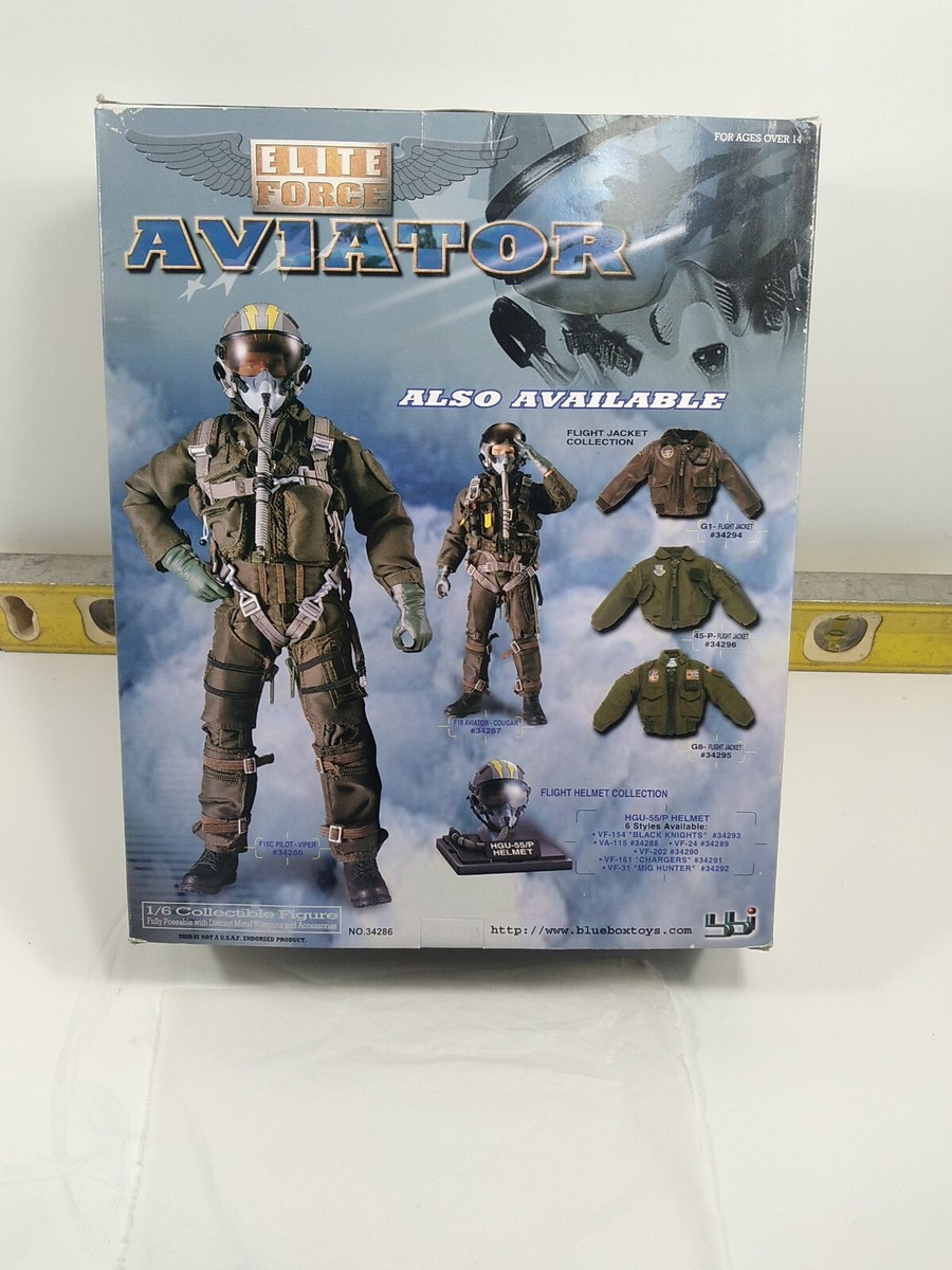 ミリタリー ELITE FORCE AVIATOR F-15C & Apache Pilot Elite Force Aviator F-15C Eagle Pilot Viper Unopened 1/6
