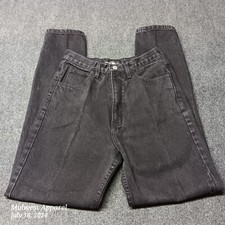 Vintage Guess Jeans Men 27x32 Black Georges Marciano USA Straight Leg 80s Pants