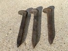 Antique railroad spikes 3 pieces, origianl condition as found in Chicago area — photo 7