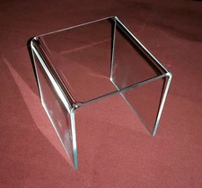 *#4" x 4" x 4" Wholesale Clear Acrylic / Plastic Risers Display Stand Pedestal 