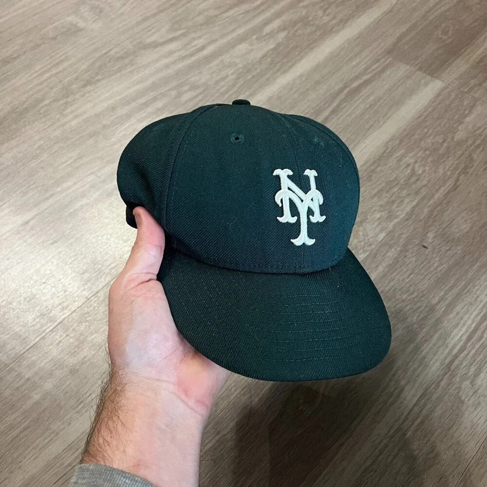 Kith x New Era NY Mets Green and White Fitted Cap Size 7 3/8