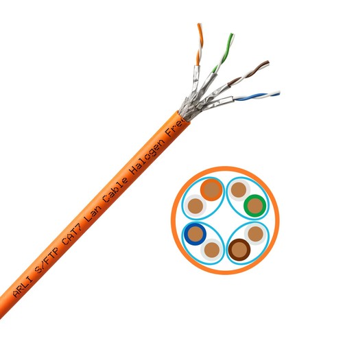 25m Cat7 Verlegekabel Netzwerkkabel + Netzwerkdose Cat6a Dose Lan Cat 7 Kabel - Bild 3 von 11