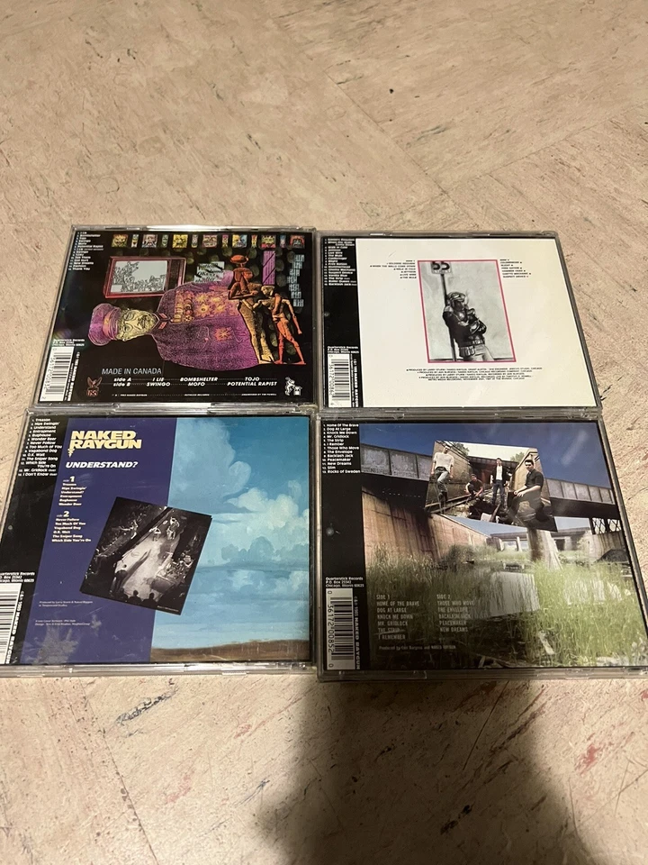 Naked Ray Gun Cd Lot Bundle 4 Albums Punk Rock Jettison Understand  80s Foto 4 de 4