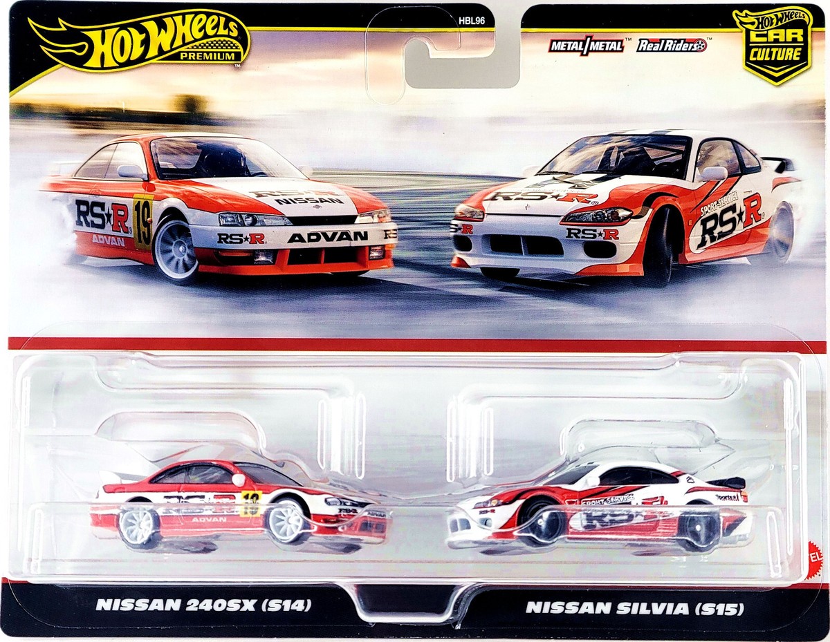 Hot Wheels Car Culture 2 Pack Target Nissan 240SX & Nissan Silvia