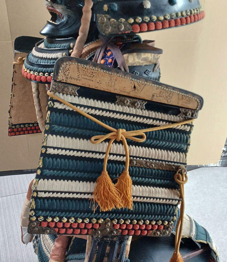 Akiko様用等身大　甲冑　鎧兜 赤胴 武具 家紋　鎧櫃 八幡大菩薩　脇差し刀付 Akiko様用等身大 甲冑 鎧兜 赤胴 武具 家紋 鎧櫃 八幡大菩薩