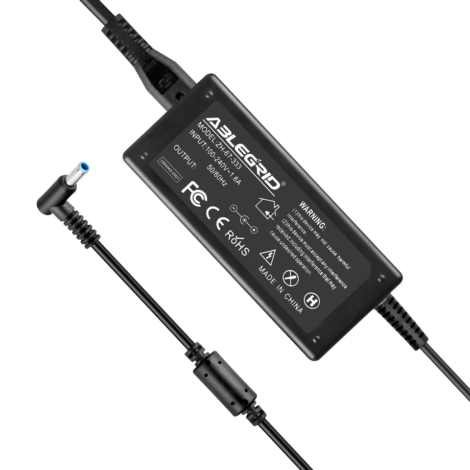 Cargador adaptador de CA para HP Envy M7-K211dx m7-k010dx Touchsmart cable de alimentación Foto 2 de 4