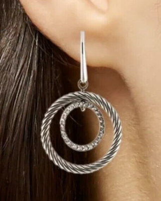 Retail $1,450 DAVID YURMAN MOBILE DIAMOND EARRINGS Includes DY