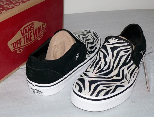 Vans Asher Metallic Zebra Slip On Z'S Canvas Schuhe Boots Sneaker 39 - Bild 9 von 11