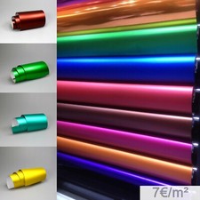 7€/m² AutoFolie Carbon 2D 3D 4D 5D Matt + Glanz + Alu Chrom Deko Folie Auto