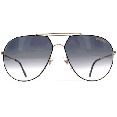 Vintage CARRERA 5421 "BLACK/GOLD" sunglasses - RARE MODEL - Italy 80's - Large - Bild 2 von 11