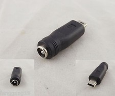 10x DC Power 5.5 x 2.1mm Female To Mini USB 5 Pin Male Converter Charger Adapter