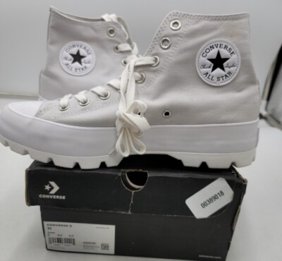 Converse Women’s Size 11, Chuck Taylor All Star High Lugged Mouse/Gray  A02574C