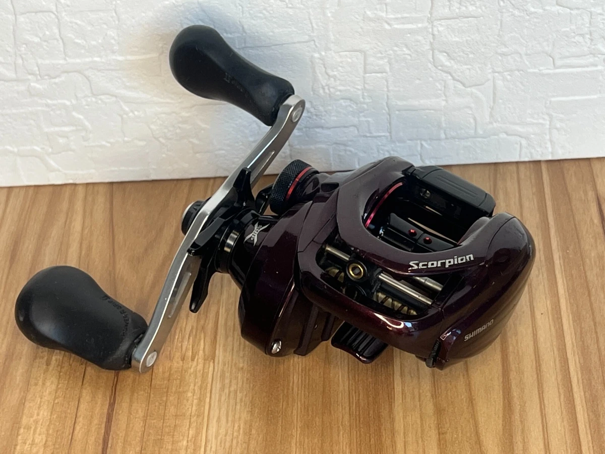 Shimano 14 scorpion 200 hg Baitcasting Reel right 7.2:1 Very Good From Japan