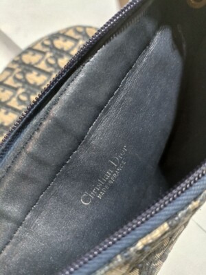 Vintage 80's Dior Monogram Bag Jacquard Textile Rare Collectible