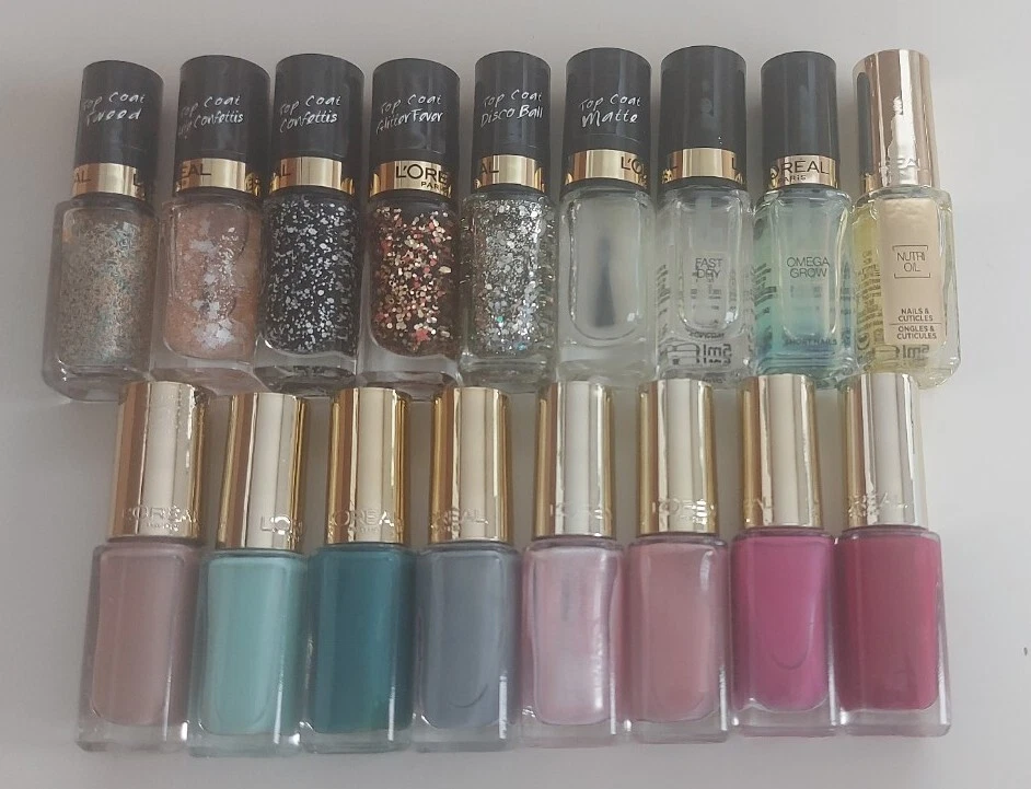 Loreal Paris Nagellack Set Paket 104 602 613 604 207 204 828 503 Oil Fast Dry ..