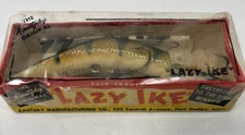 Vintage Lazy Ike KL43 Perch w Box  and Paper Work Fort Dodge Iowa Kautzky - 4