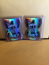 2022 Finest Career Year  Gold Refractor + Base Hank Aaron 43/50 #FCY-HA  BRAVES