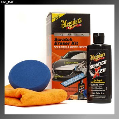 MEGUIAR'S G190200 Quik Scratch Eraser Kit Erase Scuffs & Light Scratches Quick